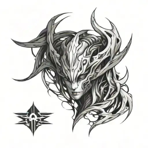 beauty wisp warframe tattoo design idea