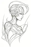 beauty wisp warframe tattoo design idea