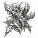 wisp warframe tattoo design idea