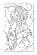 wisp warframe tattoo design idea