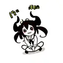 cute baphomet tattoo design idea