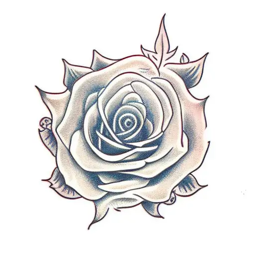 money rose tattoo