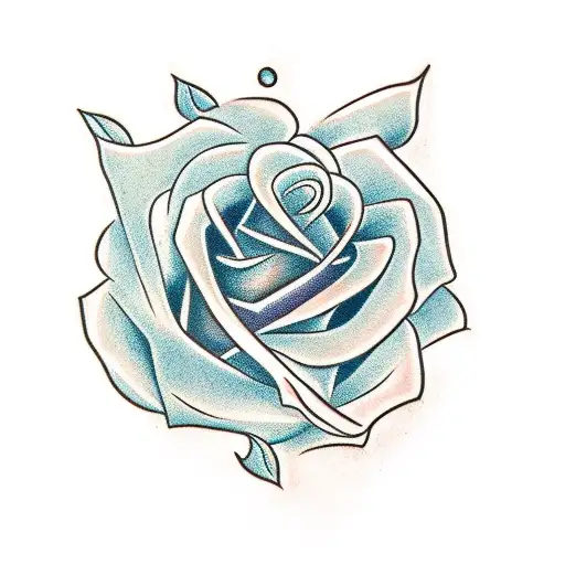 Rose, Money, Clock tattoo design idea