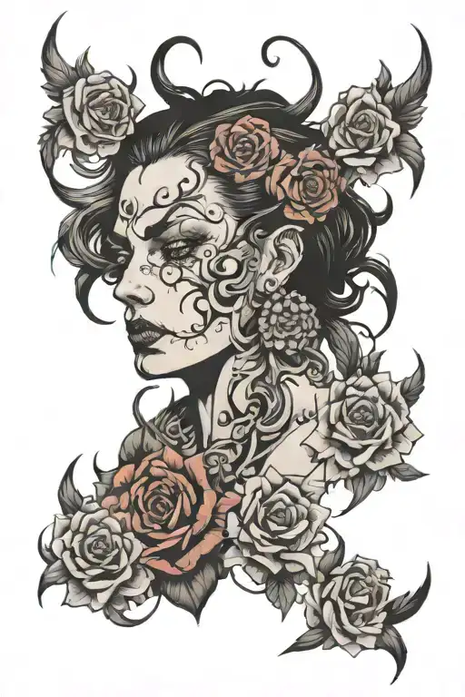 pain anger issues tattoo design idea