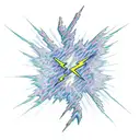 Lightning Bolt  tattoo design idea