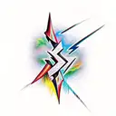 Lightning Bolt  tattoo design idea