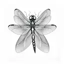 Dragonfly tattoo design idea
