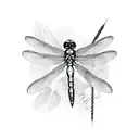 Dragonfly tattoo design idea