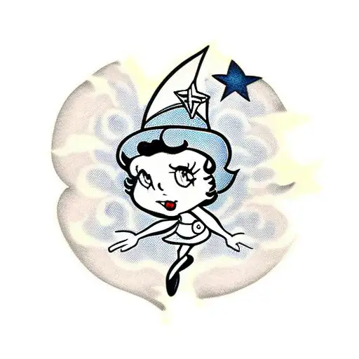 Betty boop  tattoo design idea