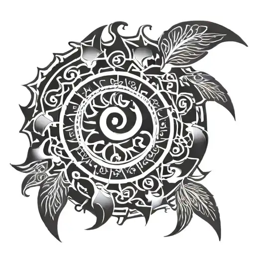 A stylized Galatasaray emblem with a rock music twist tattoo design idea