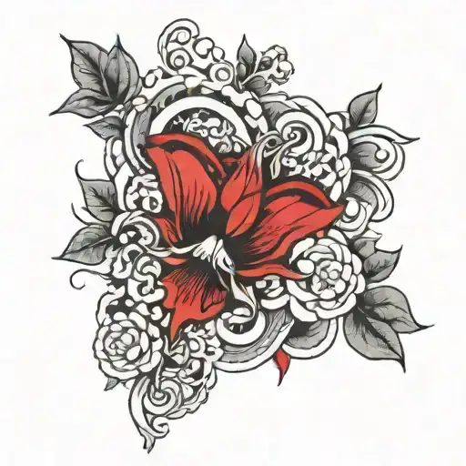 N R F R F tattoo design idea