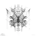 Metamorphosis tattoo design idea