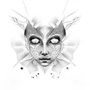 Metamorphosis tattoo design idea