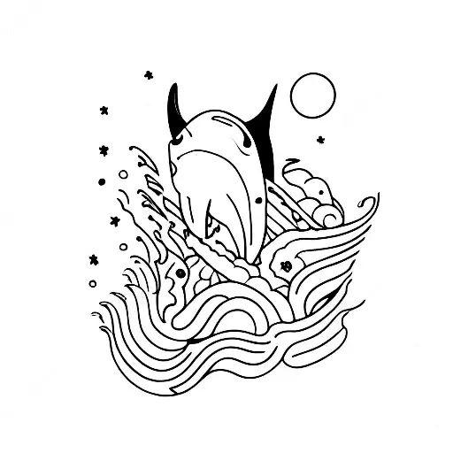 Orca tattoo design idea