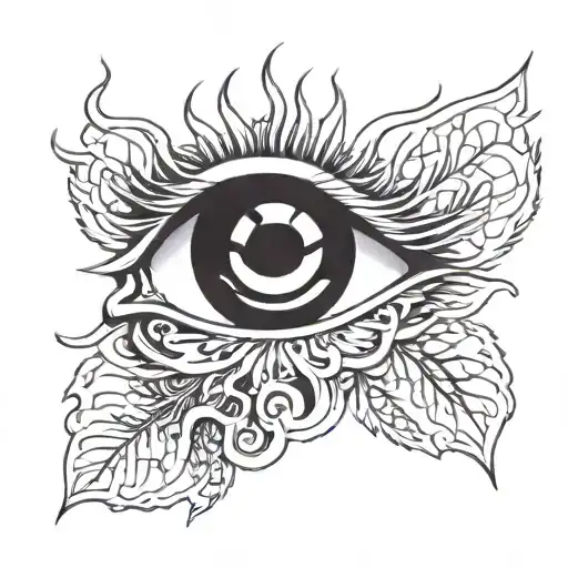 lips of honey, eyes of fire   tattoo design idea