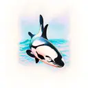 orca tattoo design idea