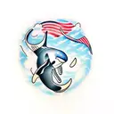 orca tattoo design idea