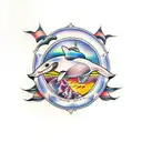 orca tattoo design idea