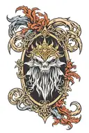 Elden ring logo tattoo design idea