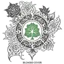 Black clover tattoo design idea