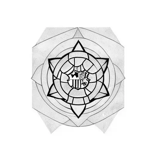 logo Messi and Inazuma Eleven logo tattoo design idea