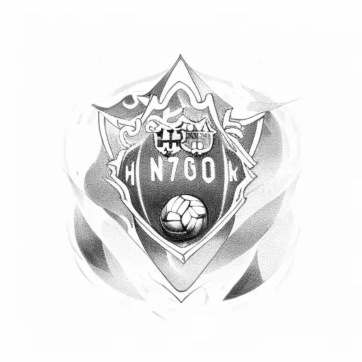 Messi and Inazuma Eleven tattoo design idea