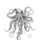 squid with flowers  tattoo design idea