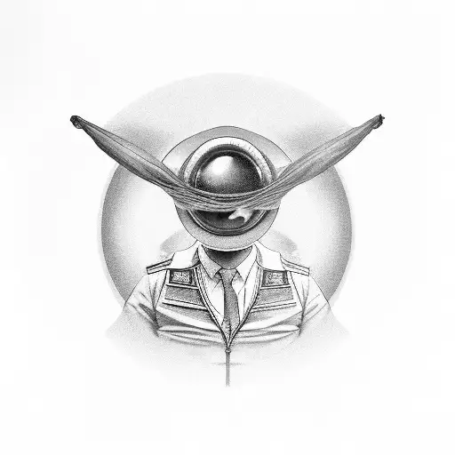 vic and bob sat on a flying saucer eating a cornetto tattoo design idea