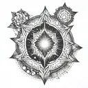 Meditation,mindfulness,dharma chakra logo,kundalini,universe,calm,world,solar system,book,nirvana three quarter forearm  tattoo design idea