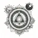 Meditation,mindfulness,dharma chakra logo,kundalini,universe,calm,world,solar system,book,nirvana three quarter forearm  tattoo design idea