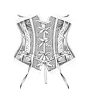 corset lace tattoo design idea