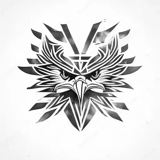  eagle inca tattoo design idea