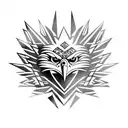  eagle inca tattoo design idea