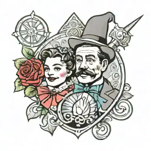 wizard of oz mayor tattoo design idea