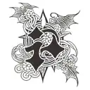 japanese language written tattoo design idea