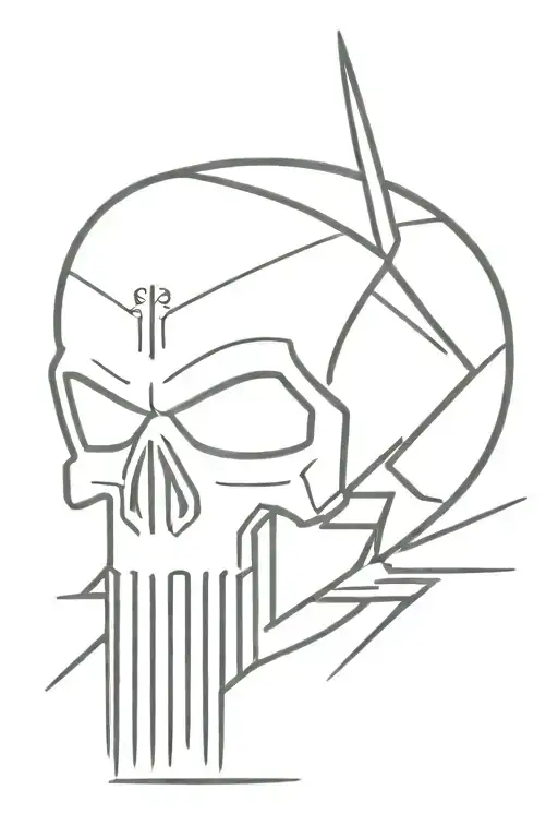 punisher tattoo design idea
