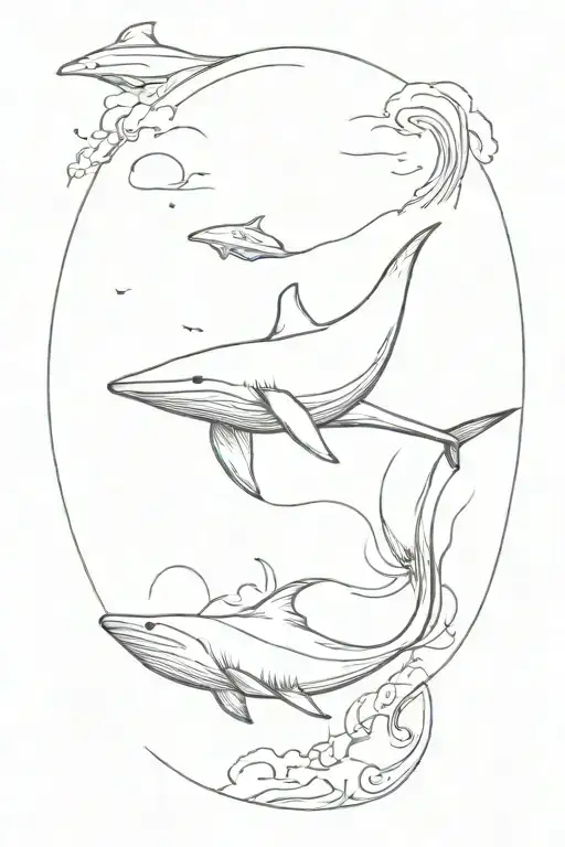 ocean, beach, surffing, mantaray,  tattoo design idea