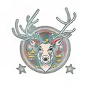 Reindeer  tattoo design idea
