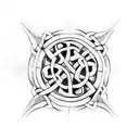 Celtic Knot tattoo design idea