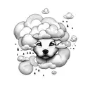 cloud tattoo design idea