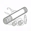 shotgun shell tattoo design idea