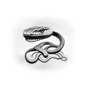 snake as a filler  tattoo design idea