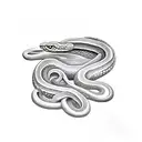 snake as a filler  tattoo design idea