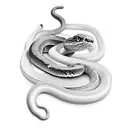 snake as a filler  tattoo design idea