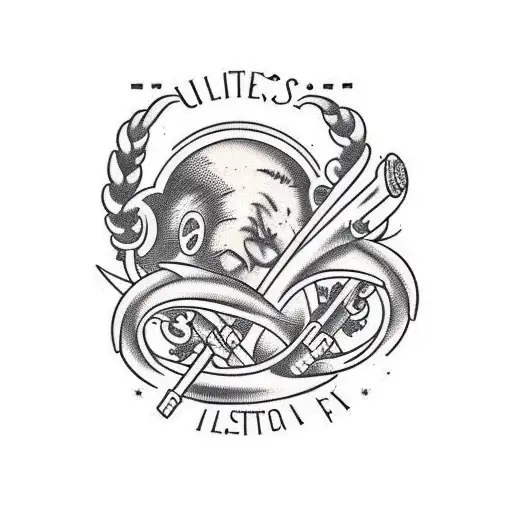 biceps tattoo design idea