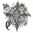 biblical verse tattoo design idea