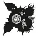 biblical verse tattoo design idea