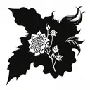 biblical verse tattoo design idea