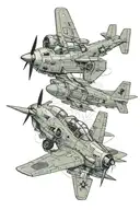 A10 warthog plane tattoo design idea