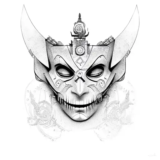 máscaras drama e comédia  tattoo design idea